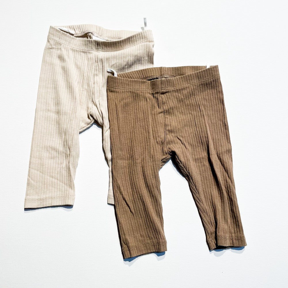 H&M Leggings Set 4-6M|186190