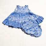 Blue GInger Dress Set 12M|163347
