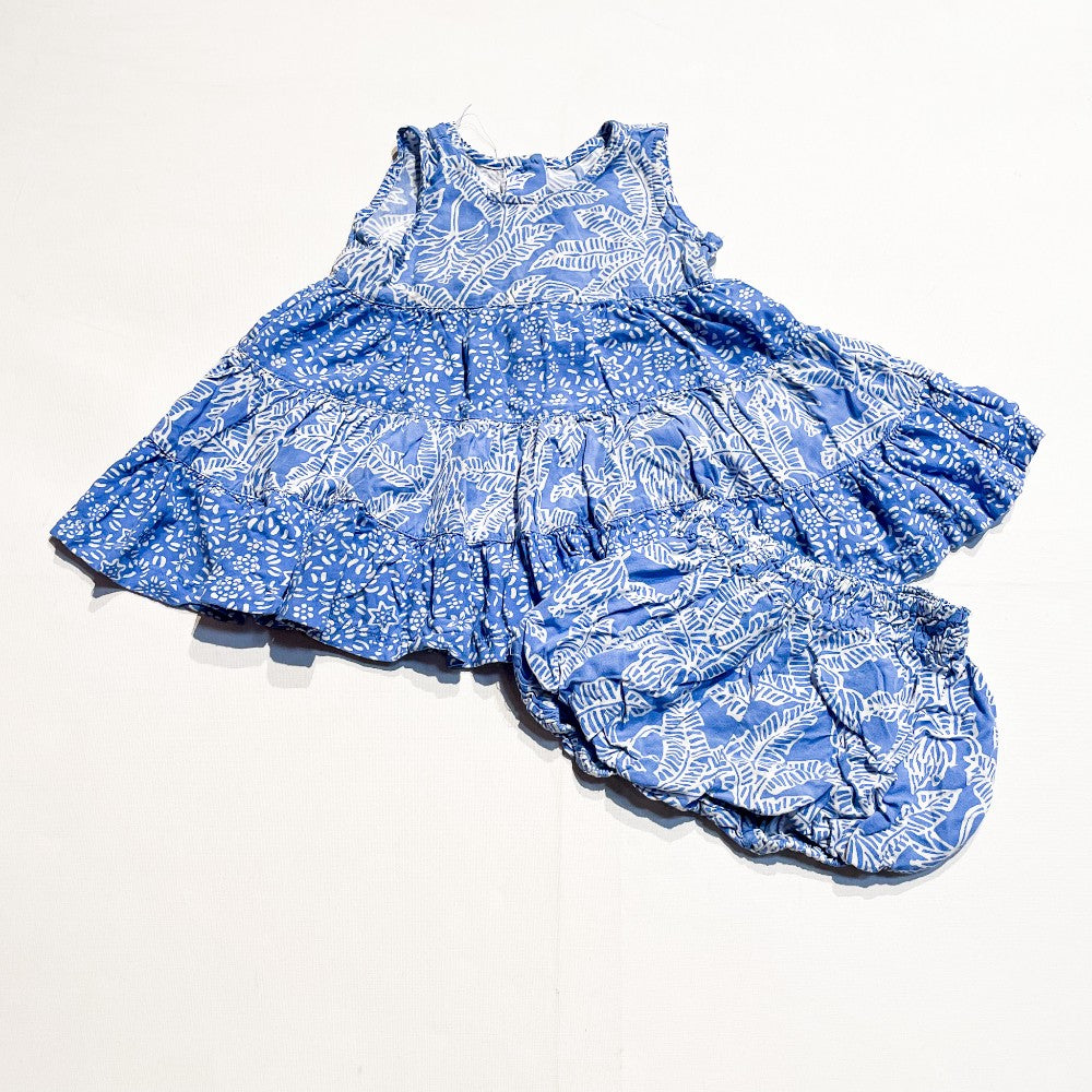 Blue GInger Dress Set 12M|163347