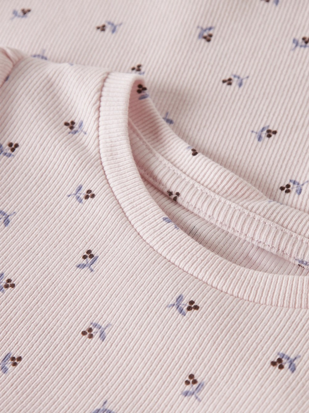 Name It - Ribbed Floral Long Sleeve|225540