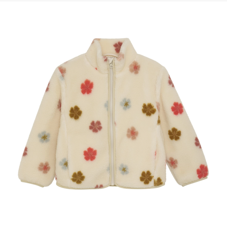 Minymo - Teddy Jacket Floral With Lining|157847