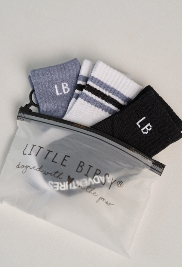 Little Bipsy - Sock 3-Pack - Blue|116187