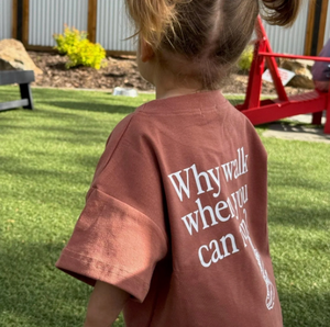 Roobear - Why Walk Organic Cotton Tee|215219