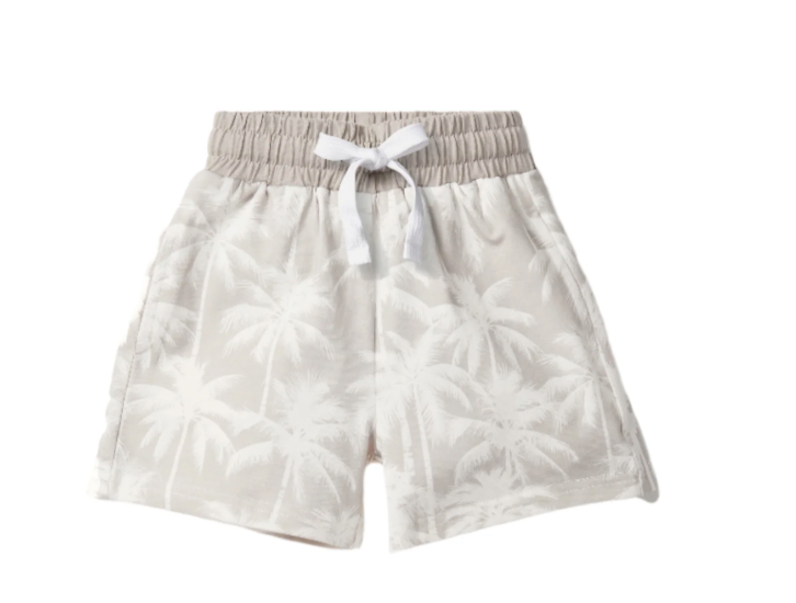 Little Bipsy - Palm Print Shorts - Frost|147093