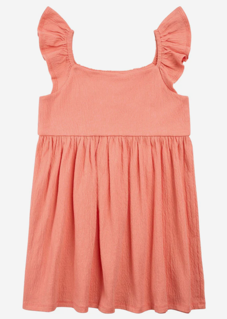 Miles The Label - Woven Coral Dress|187588