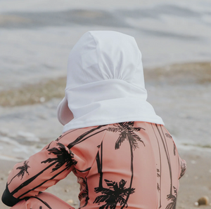 Honeysuckle - Stretch Sunhat- White|99493