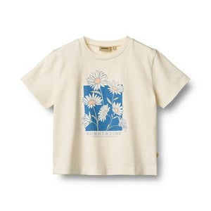 Wheat - T-Shirt S/S Print Mirsa Ivory|125815