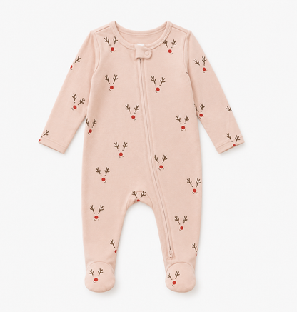 Bambie & Birdie - Zipper Sleeper - REINDEER