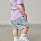 Little Bipsy - Acid Wash Pocket Tee - Purple|139466