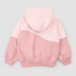 Miles The Label - Pink Two Toned Hooded Sweatshirt|182456