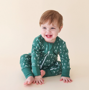 Parade Organics - '2-Way' Zip Holiday Romper Mountains|173335