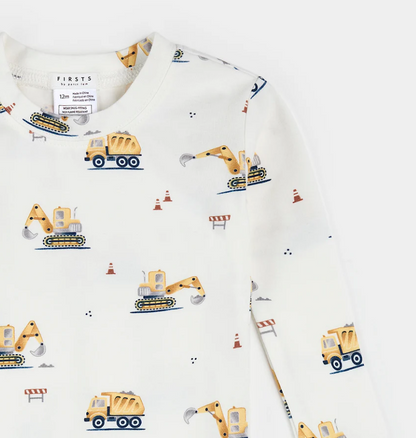 Petit Lem - 2 Piece PJ - Construction Site|187060