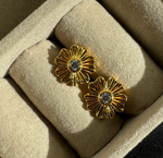Sunburst Flower Studs - 18K PVD Gold Plating|186986