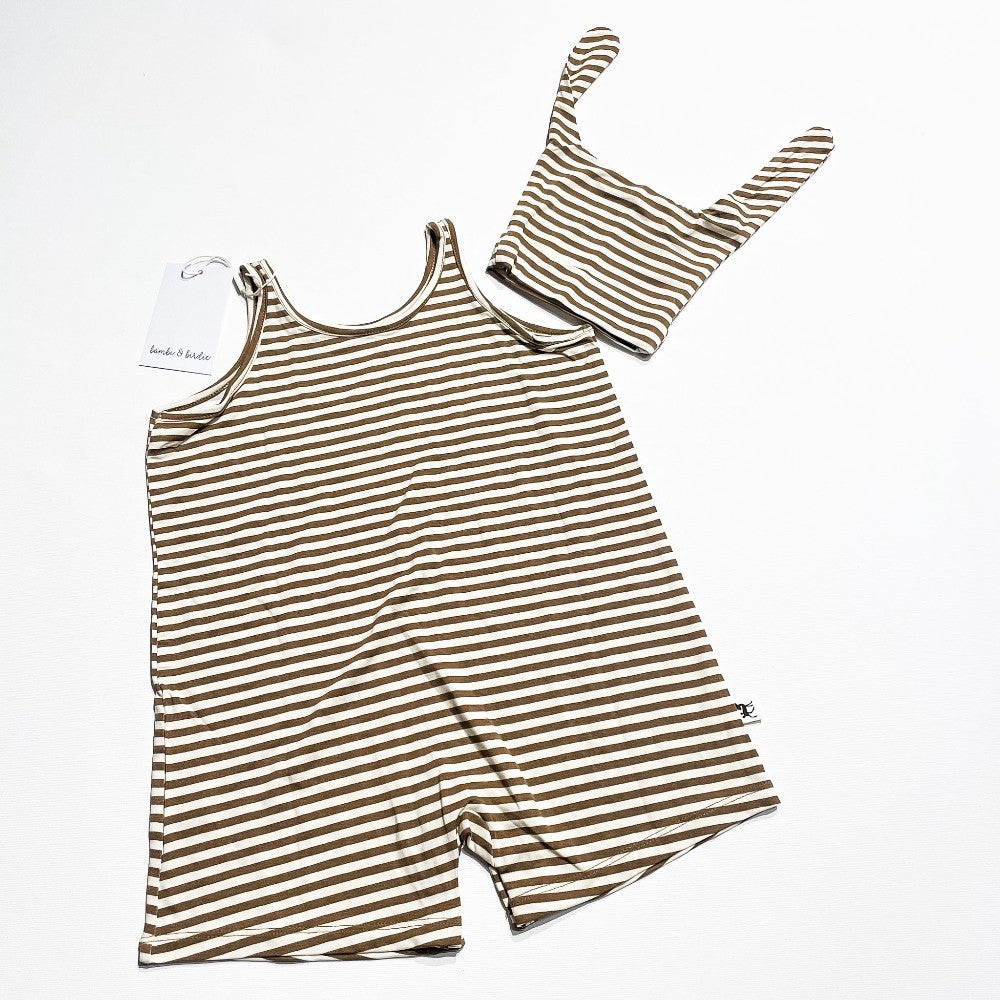 Bambie & Birdie Romper + Hat Set 18-24M **New With Tags|213687