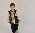 Roobear - Colourblock Fleece-lined Jacket Pink, Green, Brown|174798