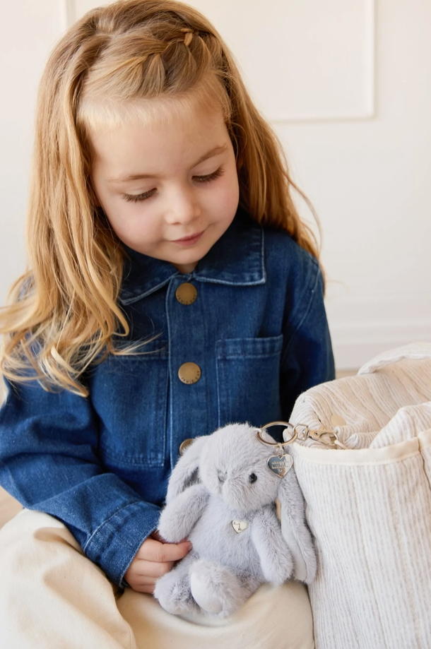 Snuggle Bunnies - Keyring - Penelope the Bunny - Silver|153191