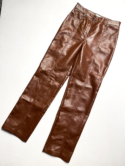 Wilfred Faux Leather Jeans Size 4|206784