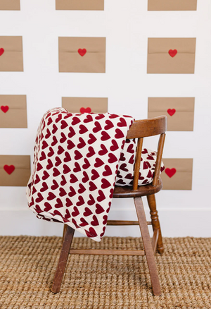 Mebie Baby - Hearts Bamboo Fleece Quilt|185285
