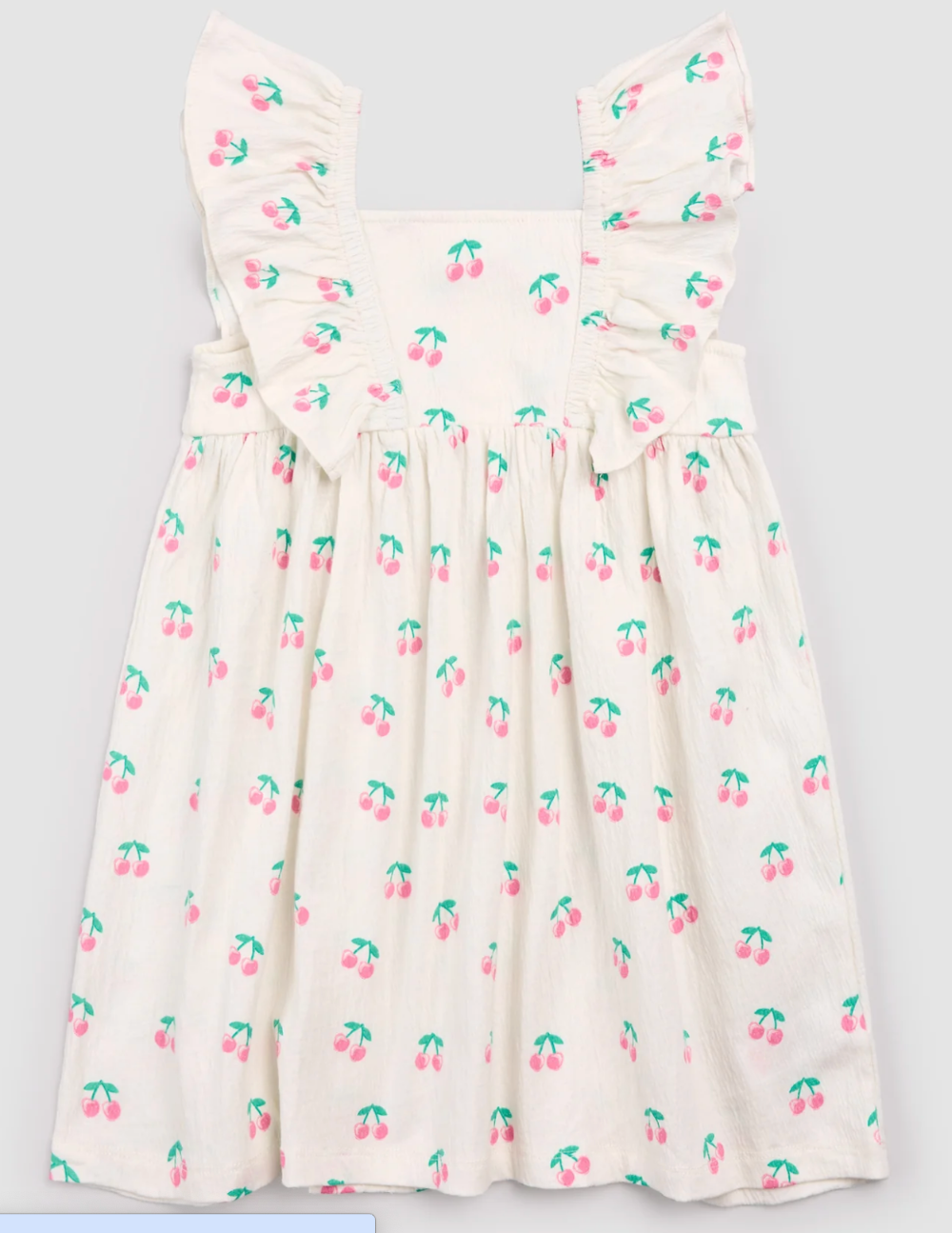 Miles The Label - Short Sleeved Ruffle Cherry Dress|187637