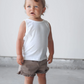 Little Bipsy - Ruffle Cotton Twill Shorts - Mushroom|149323
