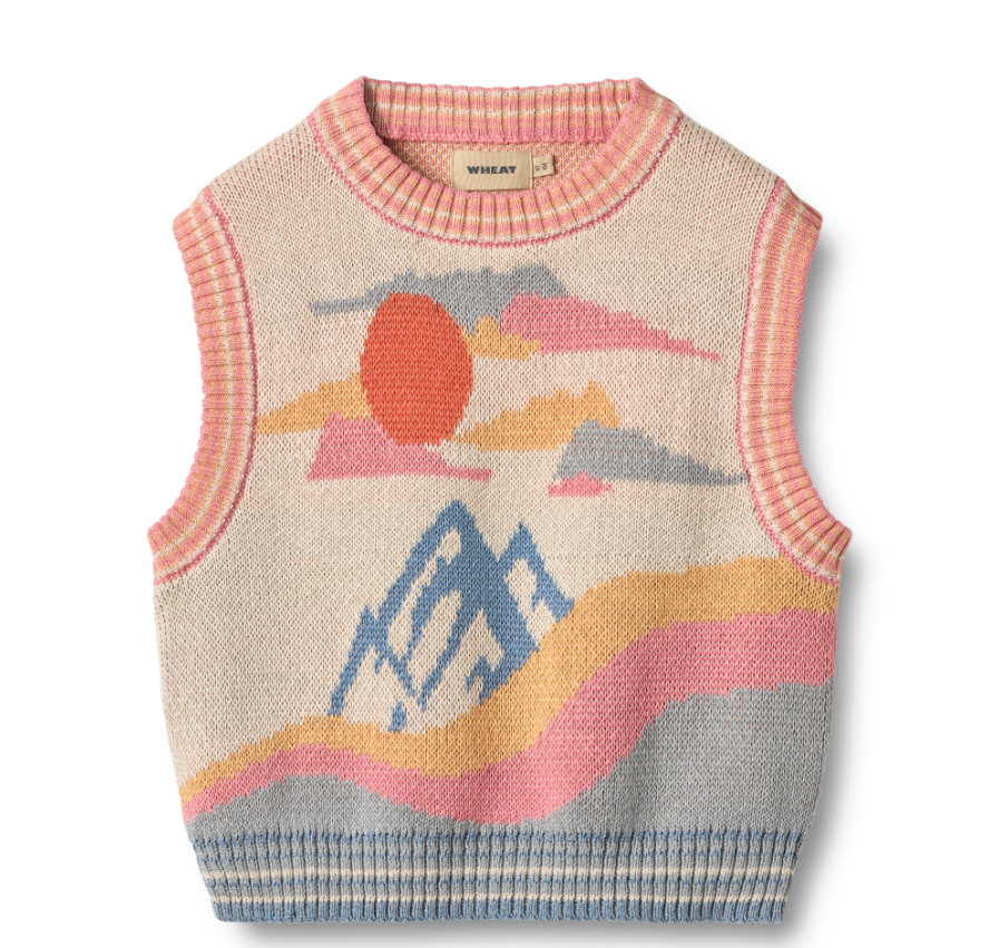 Wheat - Jaquard Vest Maria multi|164392