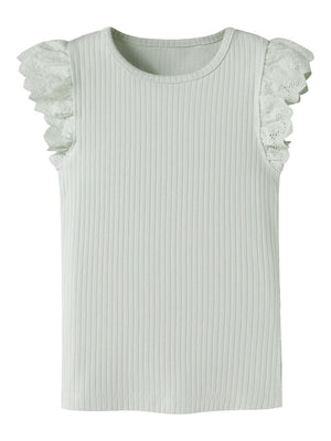 Name It - Ribbed Ruffle Top|225567