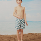 Miles The Label - Swim Trunk Wavy Check|192897