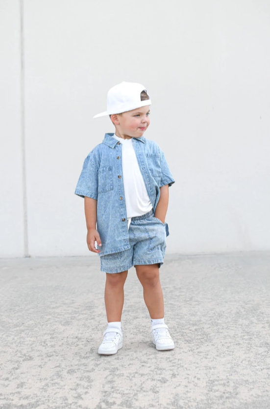 Little Bipsy - Boy's Chambray Short|103999