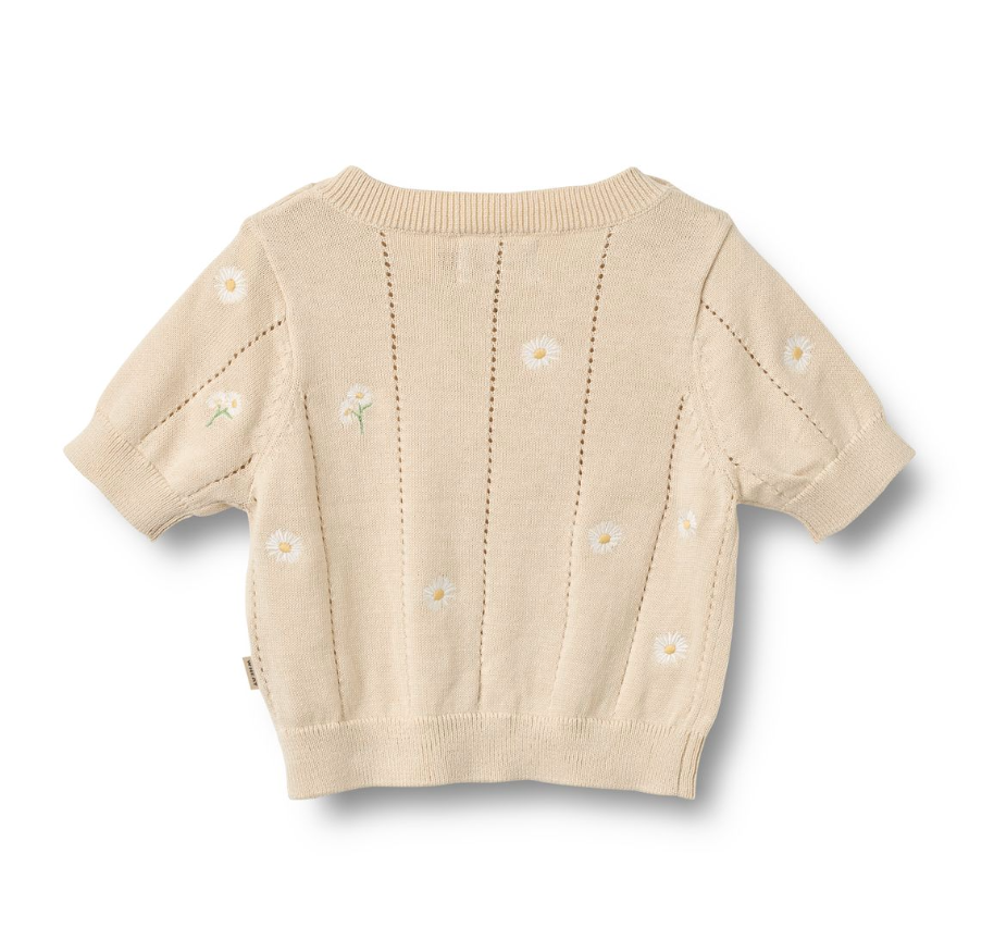 Wheat - Knit Top S/S Malvina Sandshell|197160