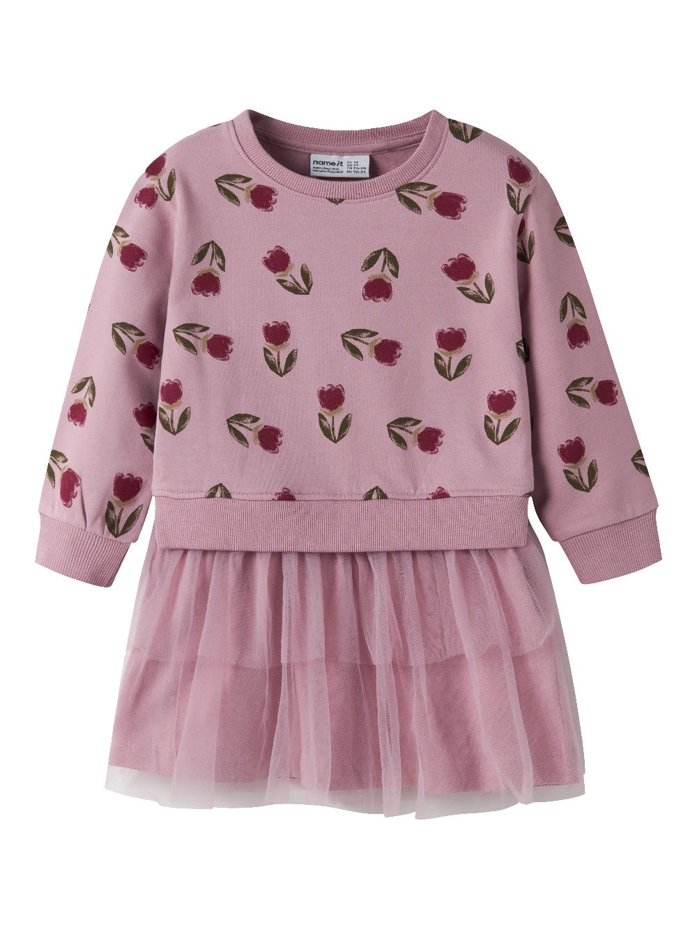 Name It - Floral Sweater Dress|225299