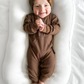 Little Bipsy - Cocoa Waffle Romper|80274