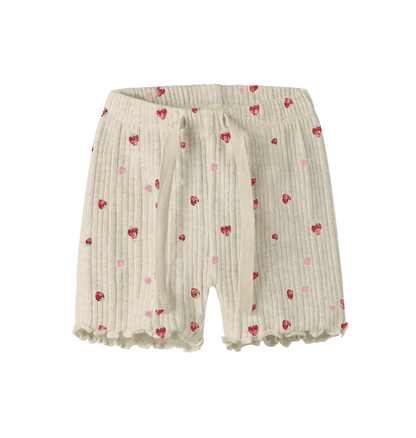 Name It - Strawberry Sprinkle Ruffle Shorts|208259