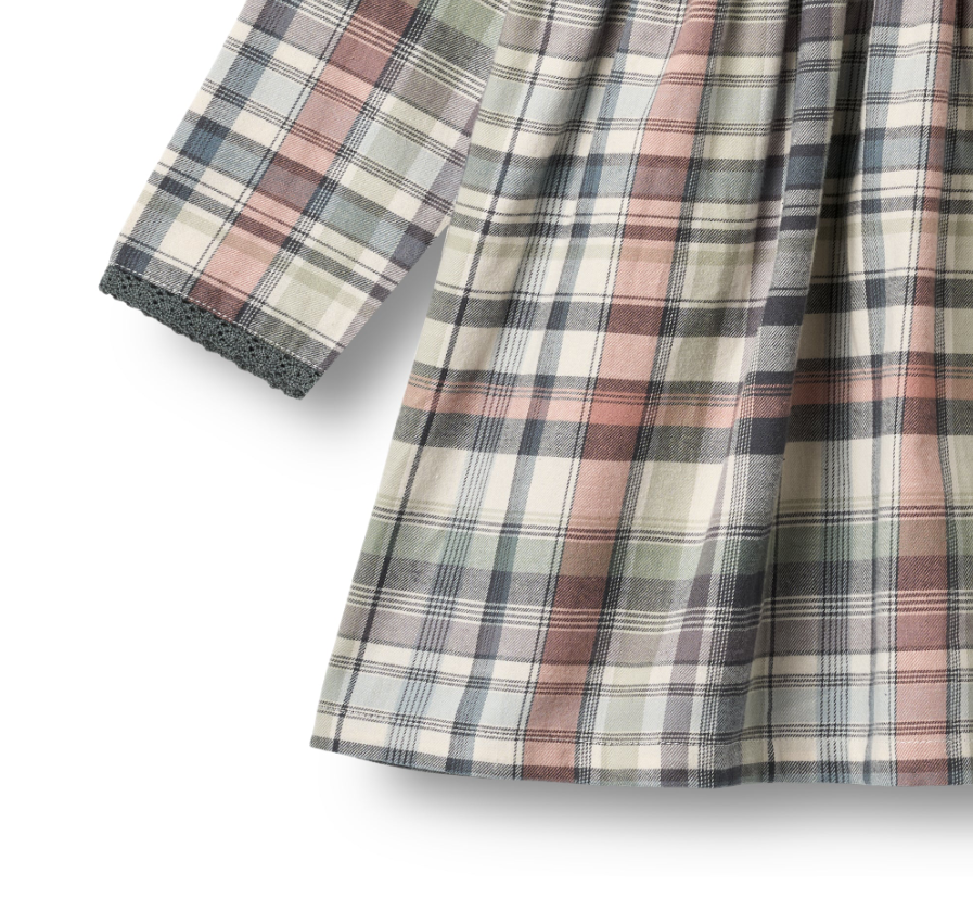 Wheat - Dress Violetta multi check|164457
