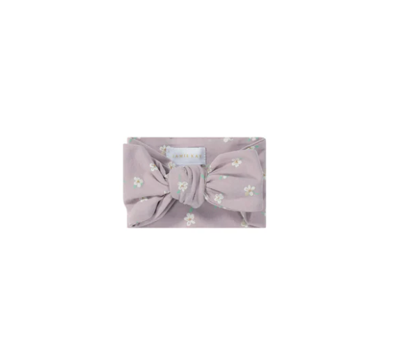 Jamie Kay - Organic Cotton Headband - Simple Flowers Lilac|136710