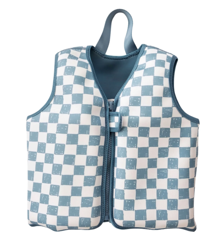 Current Tyed - Float Vest Blue Checks|198372