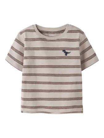 Name It - Dino Stripe Tee