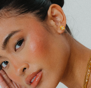 Sunburst Flower Studs - 18K PVD Gold Plating|186987