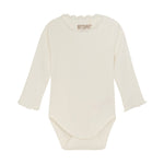 Huttelihut - Long Sleeve Bodysuit Rib Tofu|165482