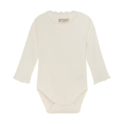 Huttelihut - Long Sleeve Bodysuit Rib Tofu|165482