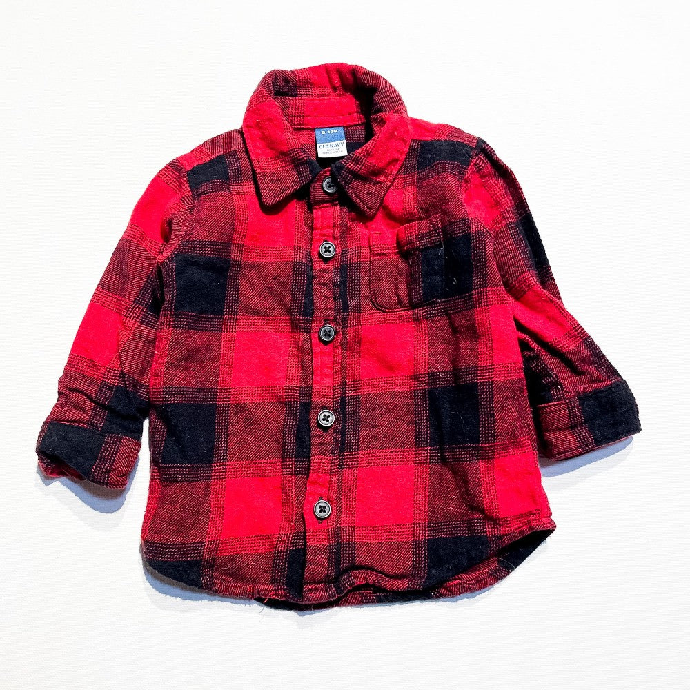 Old Navy Button Up 6-12M|192738