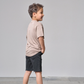 Oversized Bamboo Tee - Mushroom|142091