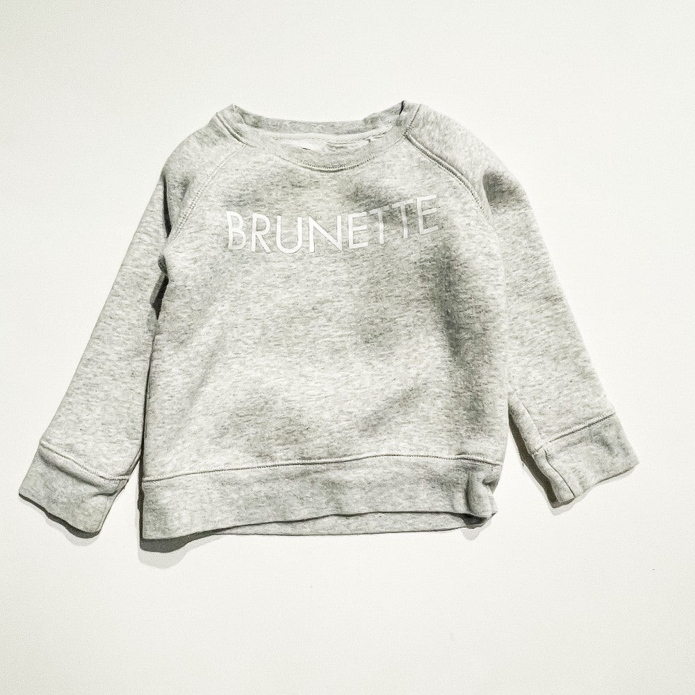 Brunette Sweater 2/3Y **Letters Cracking|212757