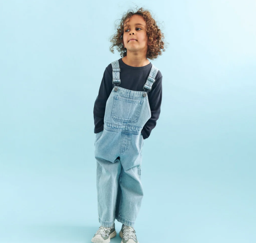 Wheat - Overall Marley light blue|164422