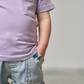 Little Bipsy - Acid Wash Pocket Tee - Purple|139465