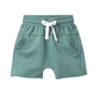 Little Bipsy - Raw Edge Harem Shorts - Teal|138013