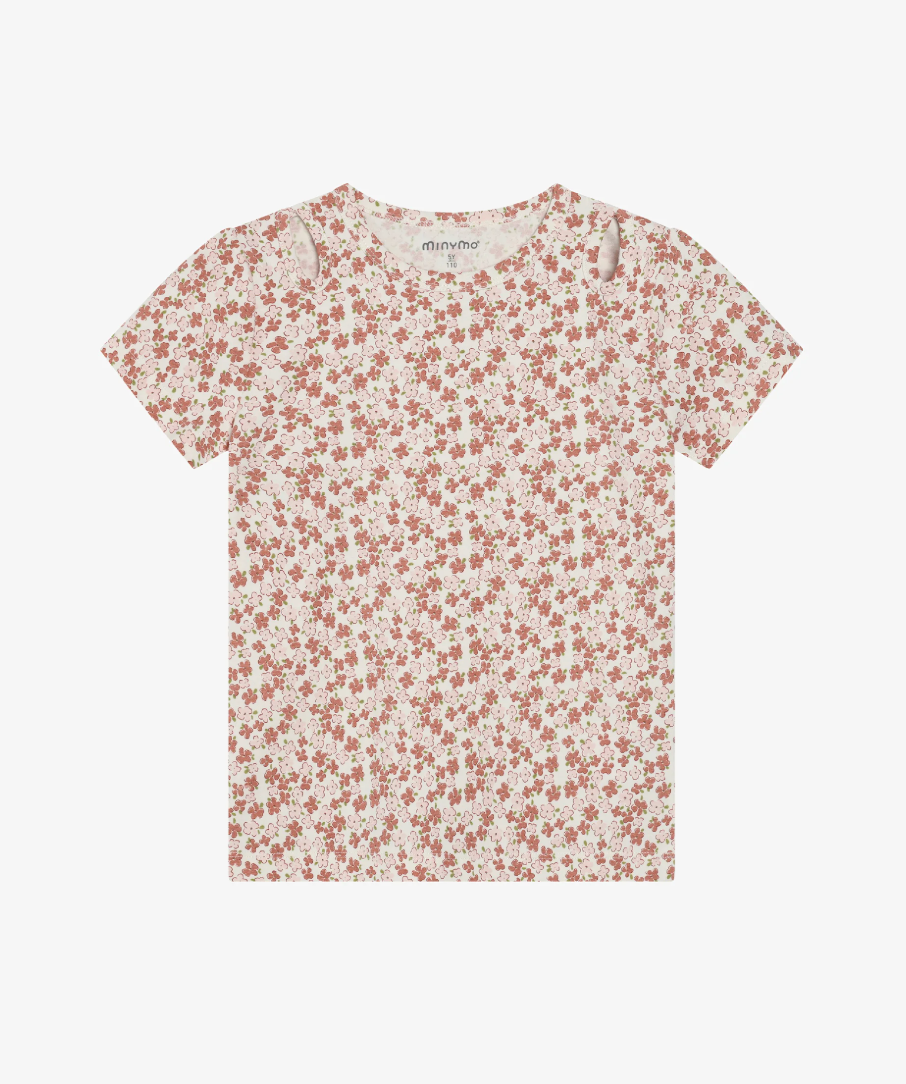 Minymo - Vanilla Floral Top|200704