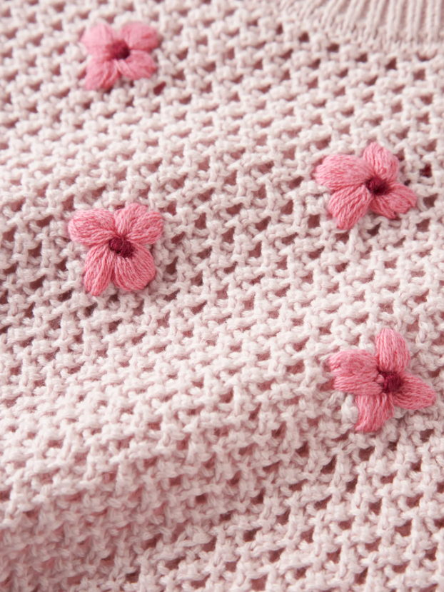 Name It - Knit Flower Vest|216012