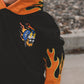 Little Trouble - Mini Speedster Orange Flame Hoodie