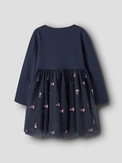 Name It - Navy Bow Tulle Dress 0647|230138