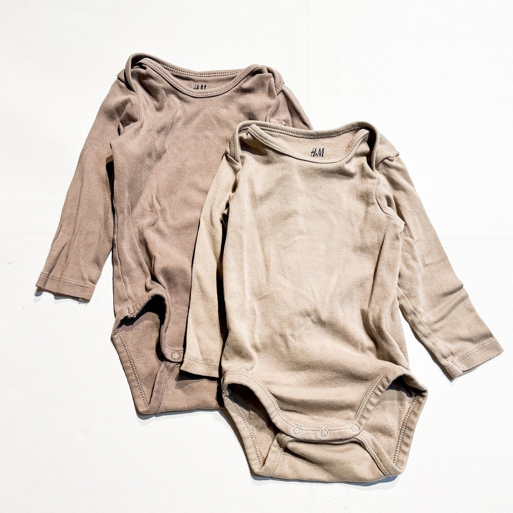 H&M Onesie Set of 3 4-6M|177041